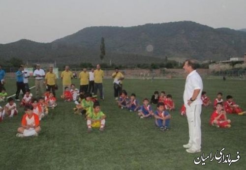 فستیوال مدارس فوتبال استان گلستان در رامیان برگزار شد