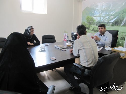 ملاقات عمومی فرماندار شهرستان رامیان با مردم