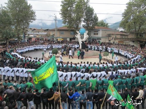 گزارش تصویری برگزاری عزاداری باشکوه روز عاشورای رامیان