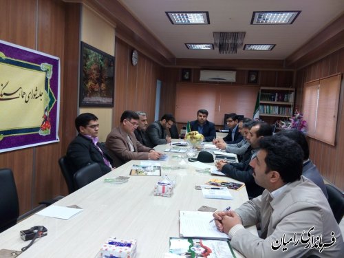 جلسه شورای هماهنگی ثبت احوال شهرستان رامیان برگزار شد