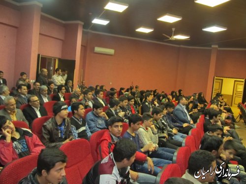 اجرای برنامه زنده رادیویی گلستانه در شهر رامیان