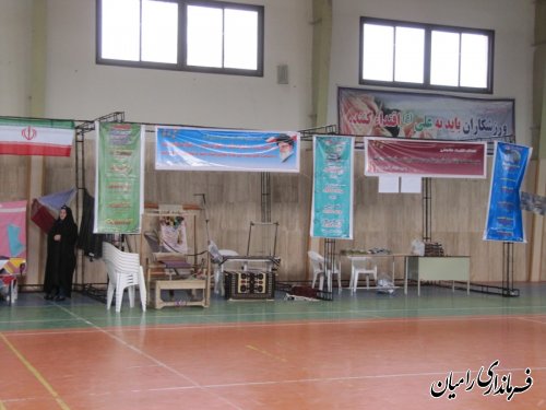 افتتاح نمایشگاه و فروشگاه محصولات اقتصاد مقاومتی شهرستان رامیان