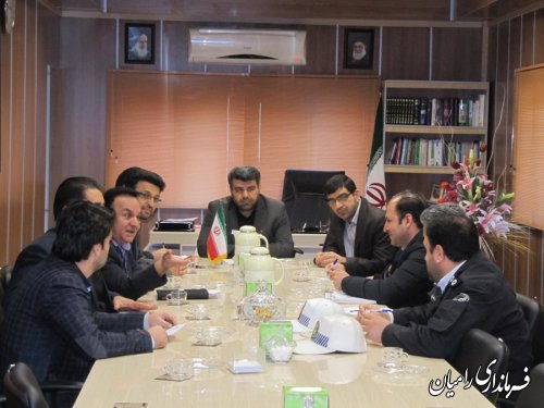 جلسه شورای ترافیک شهرستان رامیان برگزار شد