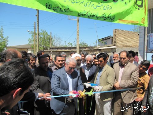 افتتاح پروژه طرح هادی روستای سفید چشمه 