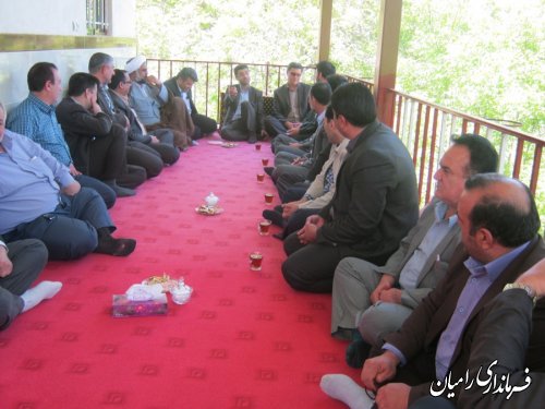 نشست صمیمی فرماندار رامیان با فرماندهان بسیج و مدیران شهرستان 