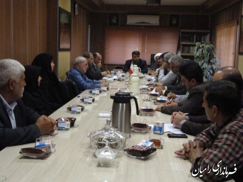تشکیل انجمن خیرین سلامت شهرستان رامیان