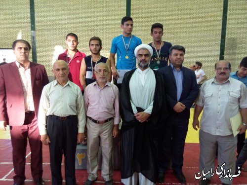 برگزاری مسابقات انتخابی کشتی آزاد جوانان استان به میزبانی رامیان