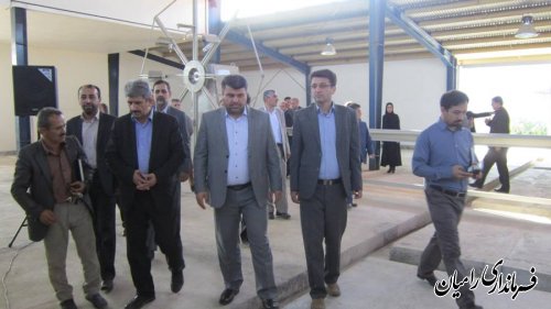 افتتاح اولین کارخانه تولیدی پلی اتیلن شرق استان در شهرک صنعتی رامیان