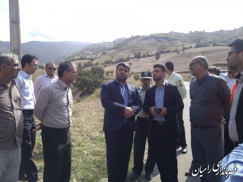 رسیدگی به مشکل چشمه روستای قورچای از توابع بخش مرکزی شهرستان رامیان