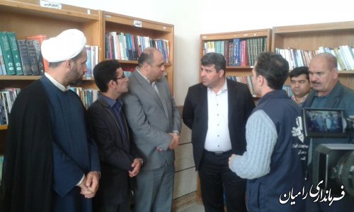 افتتاح کتابخانه های عمومی شهری و روستایی در شهرستان رامیان 