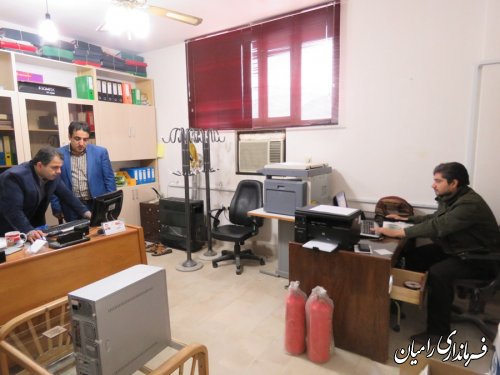 برگزاری اولین مانور سامانه جامع انتخابات در فرمانداری رامیان