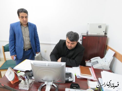 برگزاری اولین مانور سامانه جامع انتخابات در فرمانداری رامیان