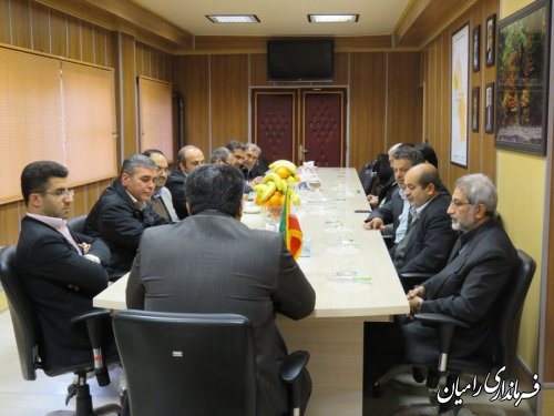 تشکیل اولین جلسه هیأت اجرایی پنجمین دوره انتخابات خبرگان رهبری ، حوزه فرعی رامیان