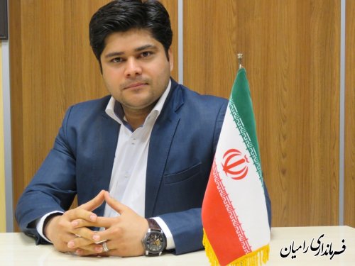 علی رجبلو به عنوان مشاور جوان فرماندار رامیان منصوب شد