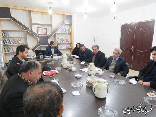 تشکیل ششمین جلسه کمیته حقوقی ستاد انتخابات شهرستان رامیان