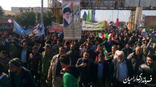 برگزاری راهپیمایی یوم ا... 22 بهمن در شهر خان به بین