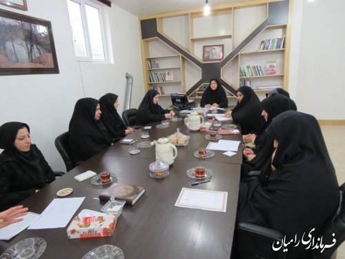 تشکیل ستاد گرامیداشت هفته زن شهرستان رامیان