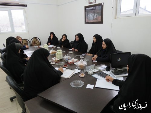 تشکیل ستاد گرامیداشت هفته زن شهرستان رامیان