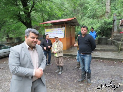 بازدید فرماندار از مکانهای تفریحی و گردشگری و توریستی در سطح شهرستان رامیان