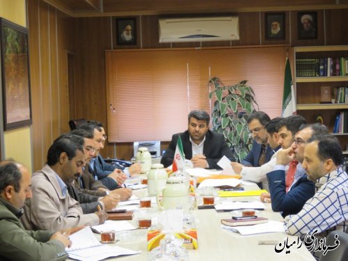 تشکیل کمیسیون نظارت بر اصناف شهرستان رامیان
