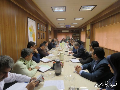 تشکیل کمیته برداشت محصولات پائیزه در شهرستان رامیان