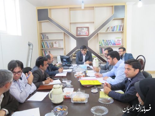 تشکیل کمیسیون گندم،آرد و نان شهرستان رامیان