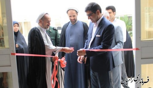 افتتاح نمایشگاه حجم و ماکت دفاع مقدس در رامیان