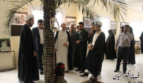 افتتاح نمایشگاه حجم و ماکت دفاع مقدس در رامیان