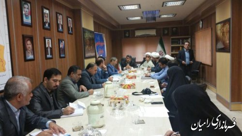 تشکیل شورای فرهنگ عمومی شهرستان رامیان