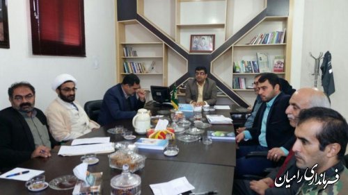 تشکیل کمیسیون مبارزه با قاچاق کالا و ارز در شهرستان رامیان