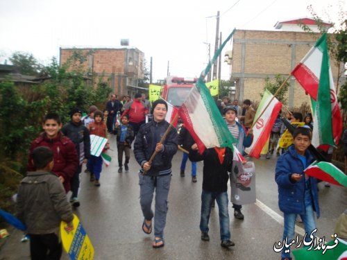 راهپیمایی یوم ا... 13 آبان در شهرستان رامیان 