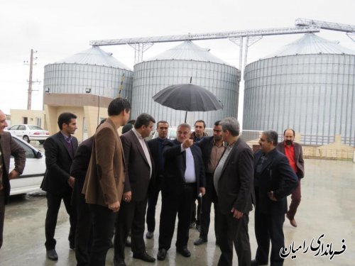 بازدید استاندار گلستان از شهرک صنعتی رامیان