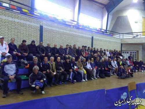 مسابقات تنیس روی میز پیشکسوتان قهرمانی کشور به میزبانی شهرستان رامیان