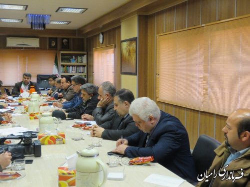 تشکیل جلسه کمیسیون کارگری شهرستان رامیان
