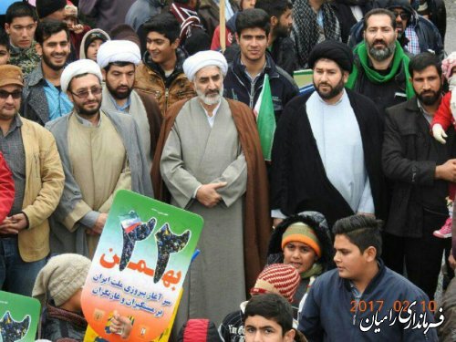 برگزاری راهپیمایی باشکوه 22بهمن درشهر خان ببین