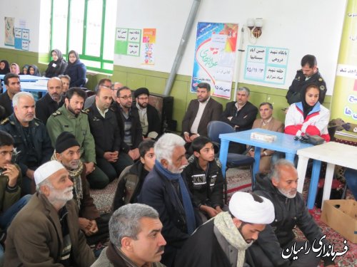  همایش بزرگ شهید شوشتری در روستای حسین آباد سیستانی ها