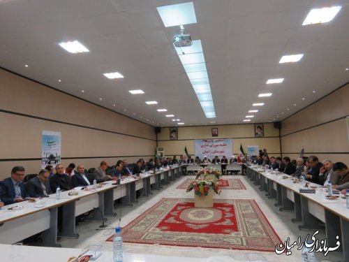 نهمین جلسه شورای اداری شهرستان رامیان تشکیل شد