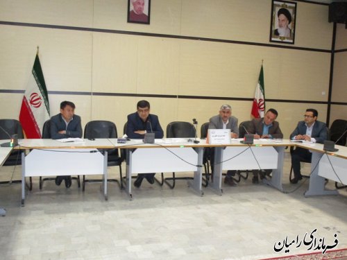 برگزاری جلسه شورای کشاورزی در شهرستان رامیان
