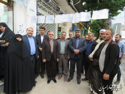 بازدید فرماندار رامیان از ستادهای انتخاباتی کاندیداهای ریاست جمهوری و شوراها 