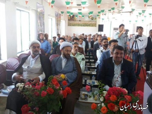 برگزاری جشن شکرگزاری برداشت کلزا در شهرستان رامیان