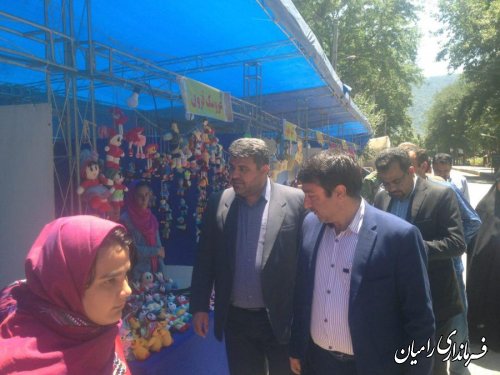بازارچه صنایع دستی و سوغات سراسر کشور در پارک جنگلی دلند افتتاح شد