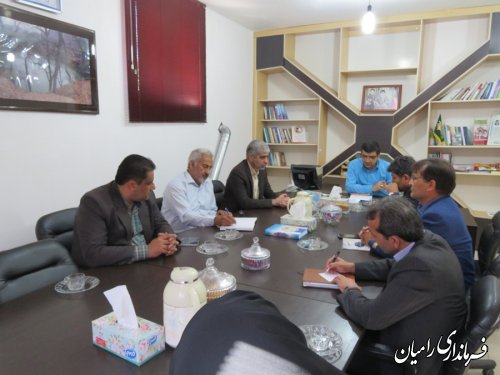 جلسه هماهنگی در خصوص سفر تیم دندانپزشکی یه شهرستان رامیان برگزارشد