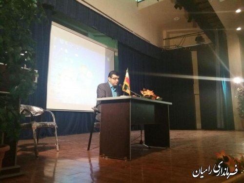 همایش آموزشی منتخبین شوراهای اسلامی  روستاهای بخش مرکزی وفندرسک شهرستان رامیان برگزارشد