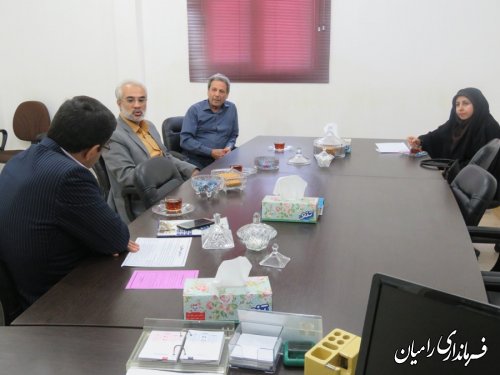 دیدار مدیرکل کانون پرورش فکری کودکان و نوجوانان استان گلستان با معاون فرماندار رامیان