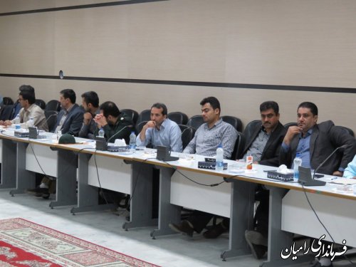 جلسه ستاد گرامیداشت هفته دولت در شهرستان رامیان برگزار شد