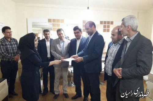 افتتاح آموزشگاه آزاد چهره آرا شهر رامیان به مناسبت هفته دولت