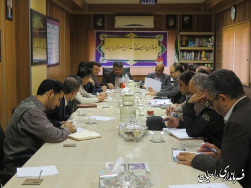 جلسه شورای هماهنگی ثبت احوال شهرستان رامیان برگزارشد