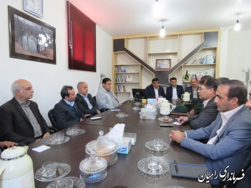 جلسه هماهنگی هفته بسیج در شهرستان رامیان برگزار شد