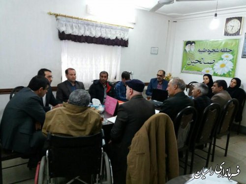 تشکیل سومین جلسه کمیته مناسب سازی محیط و مبلمان شهری در شهرستان رامیان
