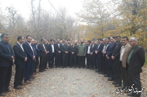 اجرای طرح ملی جنگلانه در پارک جنگلی دلند در شهرستان رامیان